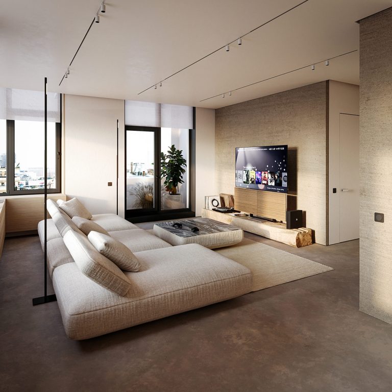 Thiết kế nội thất căn hộ chung cư D1Mension – Anh Hoà