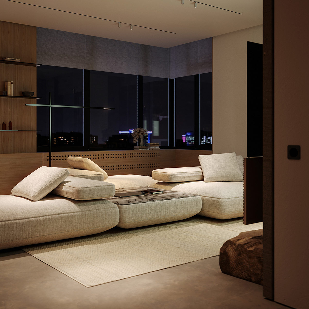Thiết kế nội thất căn hộ chung cư D1Mension – Anh Hoàng
